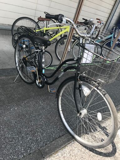 1115-007 ★リユースのサカイ春日部店★　自転車　27インチ　ホワイト　POLACCO  SD1606298 ☆ジモティ割あり☆ 自転車 27インチ ブラック クリーニング済み