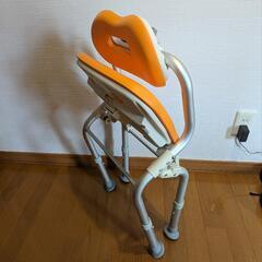 福祉用品　自立式シャワーチェア美品の画像