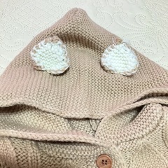 ニット　カバーオールの画像