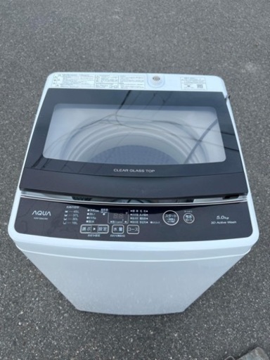 ?‍♀️☘️大阪市内配達設置無料?‍♀️アクア洗濯機５KG２０２２年?保証有り