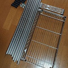 スチールラック 洗濯機上ラック 冷蔵庫上ラックの画像