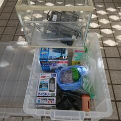 お取引中【再値下】水槽セット GEX 金魚 熱帯魚等に ポンプ ...