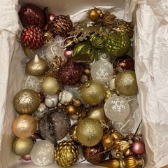 あげます　クリスマス　オーナメントたくさん