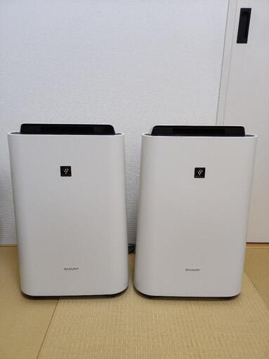 加湿空気清浄機 シャープ KC-J500Y-W 2台セット