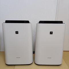 加湿空気清浄機 シャープ KC-J500Y-W 2台セット