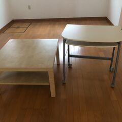 IKEAテーブル＆パソコンデスク２点セット