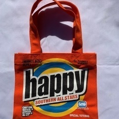 サザンオールスターズ　トートバッグhappy(小)の画像