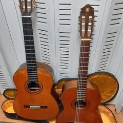 売り切れ★クラシックギター  2本セット  (ハードケース付)の画像