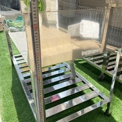 再値下azuma業務用シンク　一槽シンク　作業台付きの画像