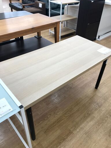 ★ジモティ割あり★ IKEA テーブル 黒×ナチュラル H61×W120×D60 クリーニング済み KJ2971