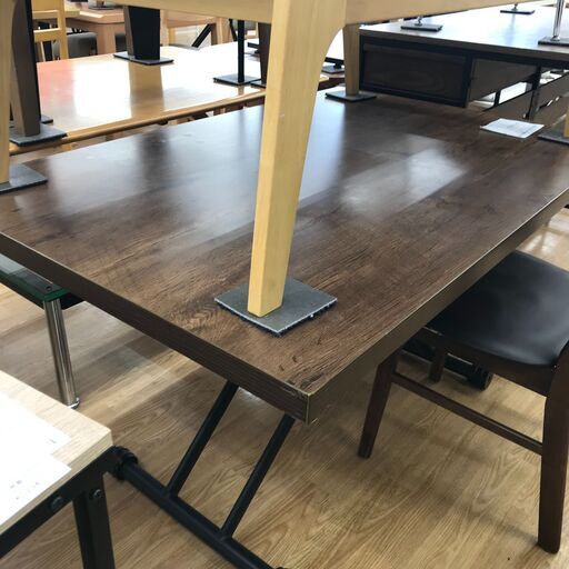 ★ジモティ割あり★  ダイニングテーブル 茶色 H71×W120×D80 クリーニング済み KJ2973