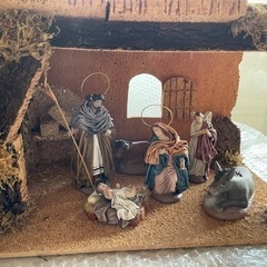 【決まりました】クリスマス　人形　プレゼピオ　イエス誕生ジオラマ...