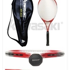 【KAWASAKI 】硬式テニスラケット（レッド）②の画像