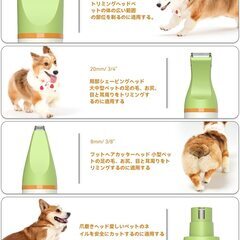 犬、猫用のバリカンの画像