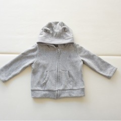 babyGAP くま耳フードパーカー オーバーオール どんぐり帽 ダッフィの画像