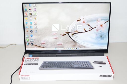 中古良品一体型パソコン Windows11+office NEC DA370/M Celeron-4205U/爆速SSD256GB+HDD1TB/メモリ8GB/23.8インチ/DVDマルチ/テレビ機能