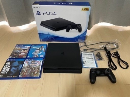 SONY PlayStation4 CUH-2200AB01 【ソフト4個付】