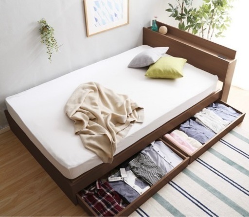 セミダブルベッドとマットレス