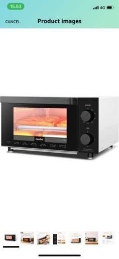 新品未使用　comfee オーブントースターCF-AC121