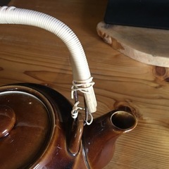 やかん　陶器の画像