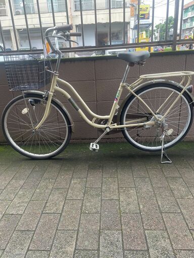 リサイクルショップどりーむ荒田店　No938 エコNo17025X 自転車　シティサイクル　ママチャリ　女性も安心の２４インチ♪　ライト付き♪