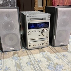 (取り引き中に)CDMDコンポステレオ　(ジャンク出品)