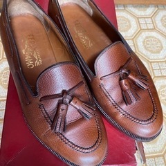 フェラガモ　革靴26cm EEの画像