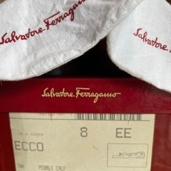 フェラガモ　革靴26cm EEの画像