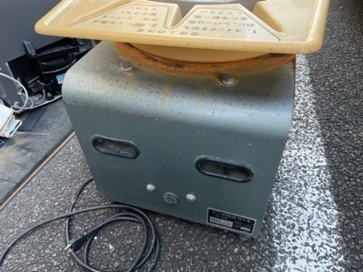 【動作品】シンポ陶芸ろくろ 電動ろくろ RK-88形 陶芸 ターンテーブル アンティーク レトロ 1996年