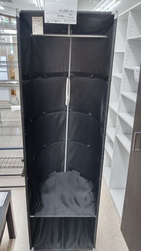 ★ジモティ割あり★ IKEA ハンガーラック 黒 H160×D63×W48 クリーニング済み TJ1956