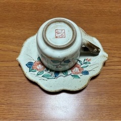 【未使用品】九谷弘山　コーヒーカップ＆ソーサー　1客の画像