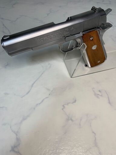 値下げしました　マルシン　ガスオペレーション　コルトガバメント　シルバーモデル　美品