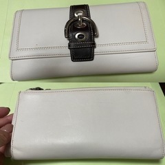 coach 長財布三つ折り　(中古)