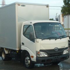 H27 トヨエース　2ｔ箱バン　車両総重量５ｔ未満　荷室高さ209cm ＥＳＣ　ワンセグ　メモリーナビ　車幅灯　アイドリングストップ　エキゾーストブレーキ　R5年度自動車税込み　16471の画像