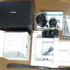 FUJIFILM X-S10 Wズームレンズキット 箱・付属品・その他付 富士フイルム FUJIFILM X-S10 ダブルズームレンズキット 価格比較