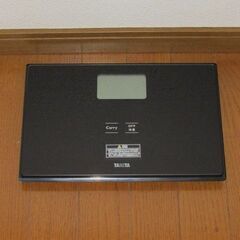 タニタ 体重計 持ったモノの重さが測れる ブラック HD-665-BK