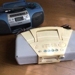 MD ラジオプレーヤー　2台まとめて