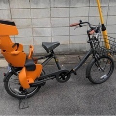 bikke　ビッケ　非電動　子ども乗せ自転車　グレー