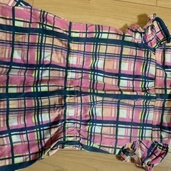 美品 チェック柄 チュニック 80cmの画像