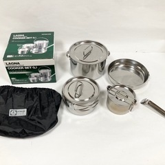 キャンプ用品 キャプテンスタッグ ラグナ ステンレス クッカーセ...