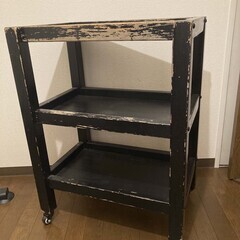 アンティーク　大きめワゴンの画像