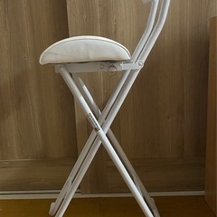 《決まりました》　ニトリ　ハイチェア　白　美品の画像
