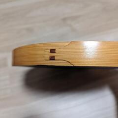 【新品未使用】大館曲げわっぱ　伝統工芸品　お盆の画像