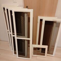 開き網戸　バラでも対応可能です。
