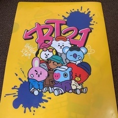 BTS  BT21  クリアファイル　ノート　TATA  RJ   テテ　ジン　文房具　韓流　筆記用具の画像