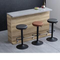 バーカウンター 完成未使用品 木目ナチュラルの画像