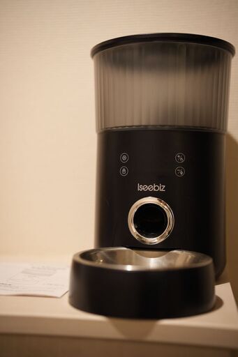Iseebiz 自動給餌器 犬猫 4L ペット用品