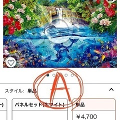 新品パズル(額付き)