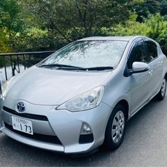 トヨタアクアS 2013(7万KM)車検付き／ナビ／バックモニタ...