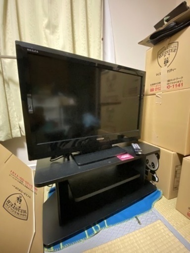 \u003c募集終了\u003eTOSHIBA REGZA32型液晶テレビ　32A1S テレビ台セット